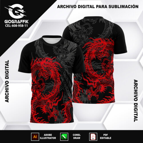 DRAGON RED PLATEADO CONCEPT
