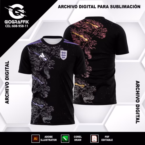 DRAGONES INGLATERRA DEGRADE COLORS OPACITY