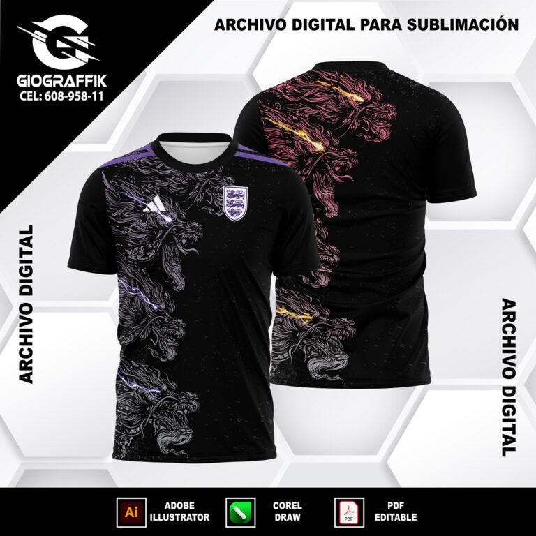 DRAGONES INGLATERRA DEGRADE COLORS OPACITY