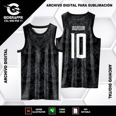 DRAGONES LLAMAS BLANCO PATTERNS PLOMO