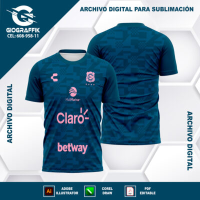 EVERTON VIÑA DEL MAR BLUE GEOMETRIC