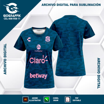 EVERTON VIÑA DEL MAR BLUE GEOMETRIC