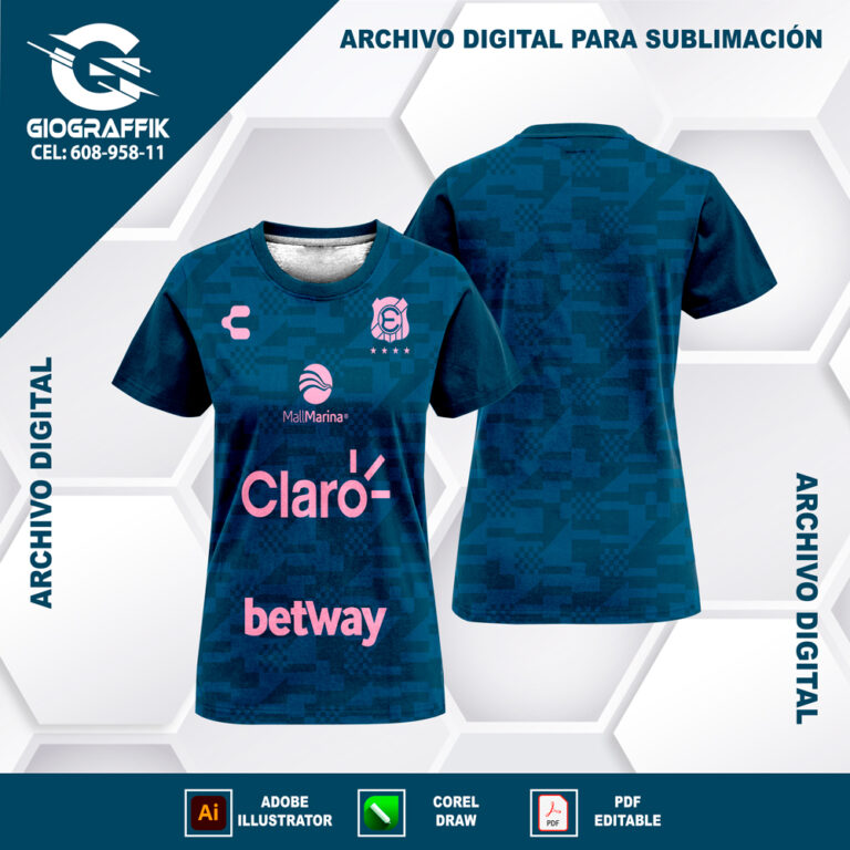EVERTON VIÑA DEL MAR BLUE GEOMETRIC