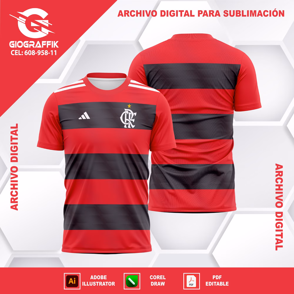 FLAMENGO CONCEPT GEOMETRIC RED