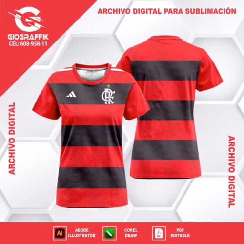 FLAMENGO CONCEPT GEOMETRIC RED