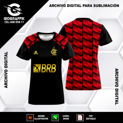 FLAMENGO HOME BLACK 2023-24