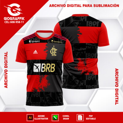 FLAMENGO TRIFANTASY GRUNGE BLACK