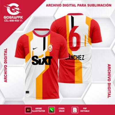 GALATASARAY GEOMETRIC RED ORANGE 2024