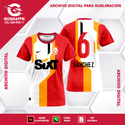 GALATASARAY GEOMETRIC RED ORANGE 2024