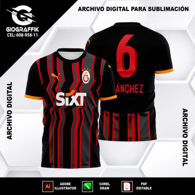 GALATASARAY VISITA BLACK 2024-25