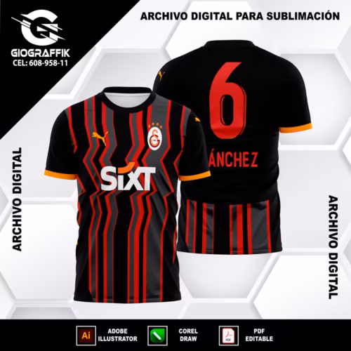 GALATASARAY VISITA BLACK 2024-25