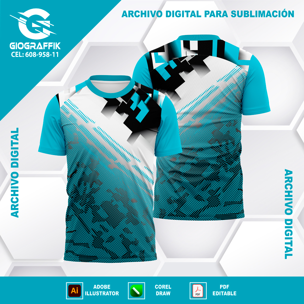 GEOMETRICO DEGRADE CIAN C GEOMETRICO DEGRADE CIAN C