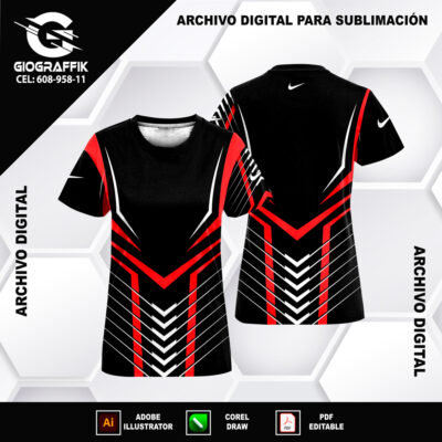 GEOMETRICO RED BLACK