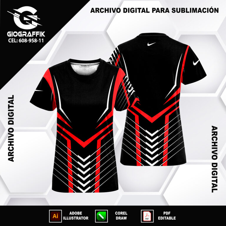 GEOMETRICO RED BLACK