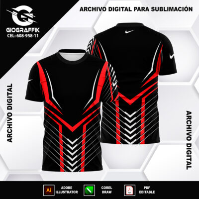 GEOMETRICO RED BLACK