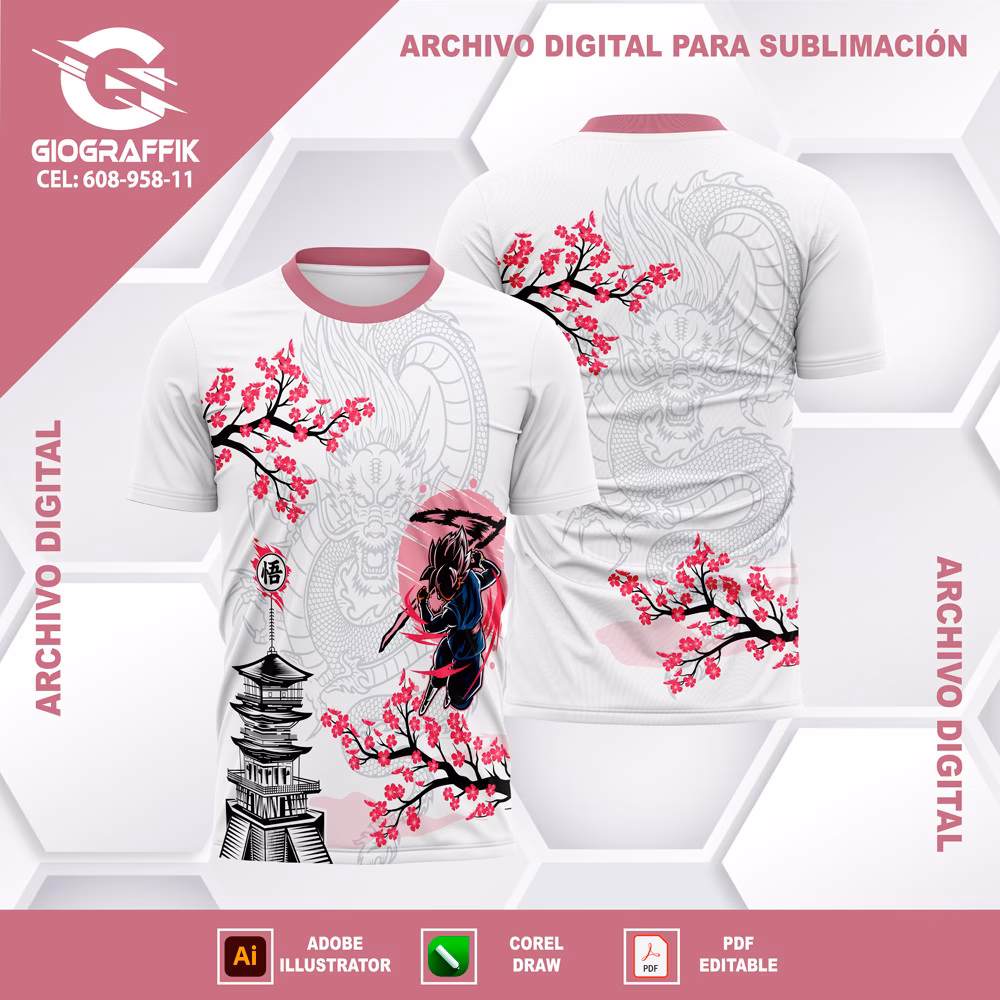GOKU BLACK MAGENTA CASTILLO JAPON DRAGON GRIS