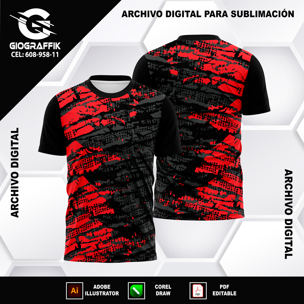 GRUNGE RED BLACK C GRUNGE RED BLACK C