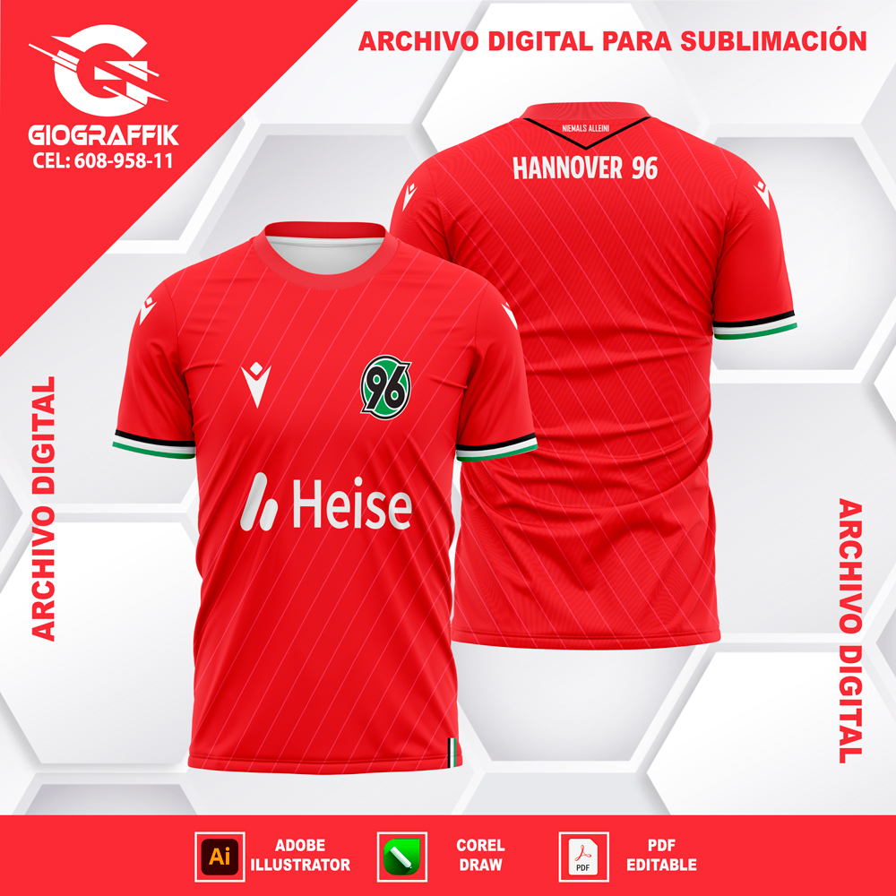 HANNOVER RED 96 HOME 2024-25 C HANNOVER RED 96 HOME 2024-25 C