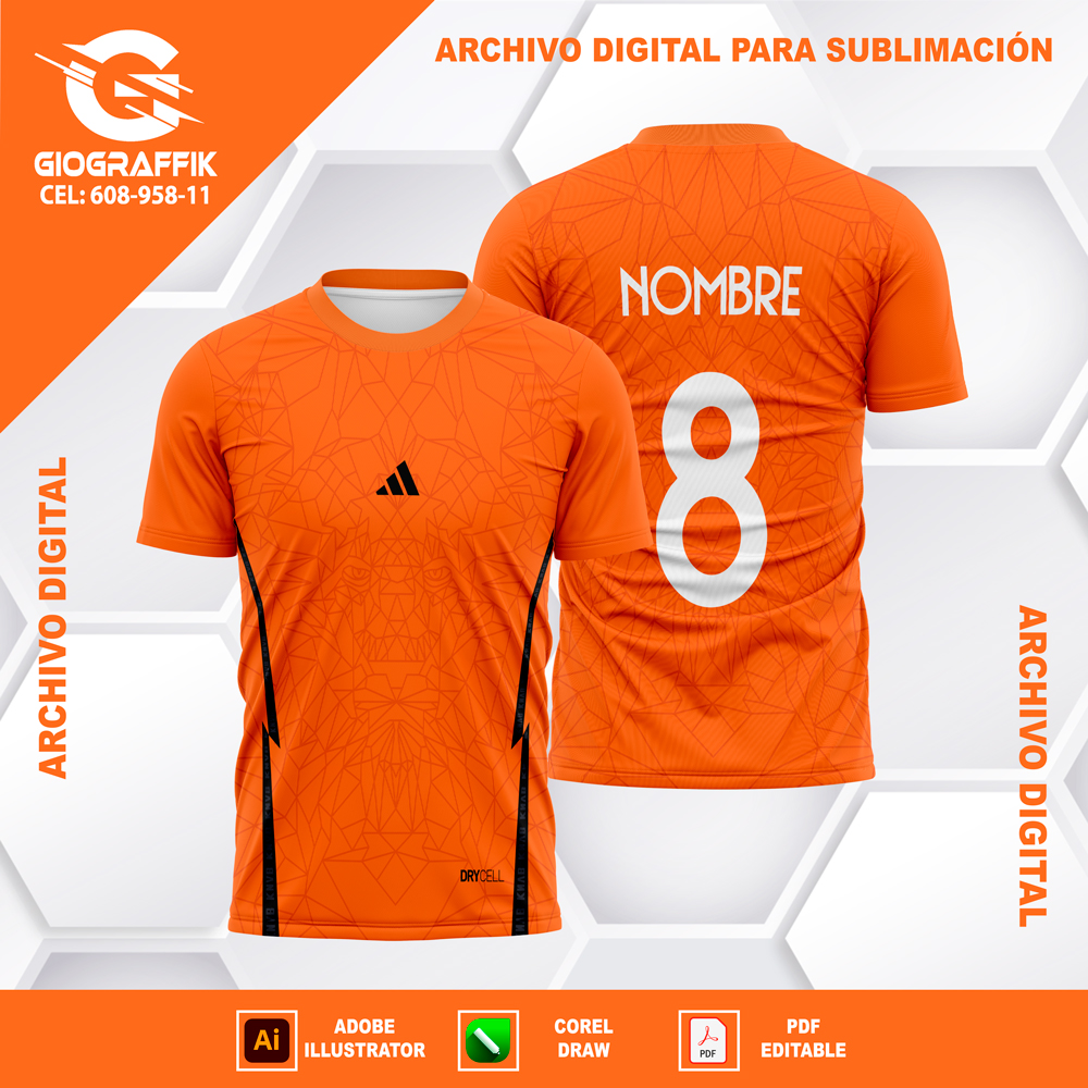 HOLANDA JERSEY TRAMA ORANGE C HOLANDA JERSEY TRAMA ORANGE C