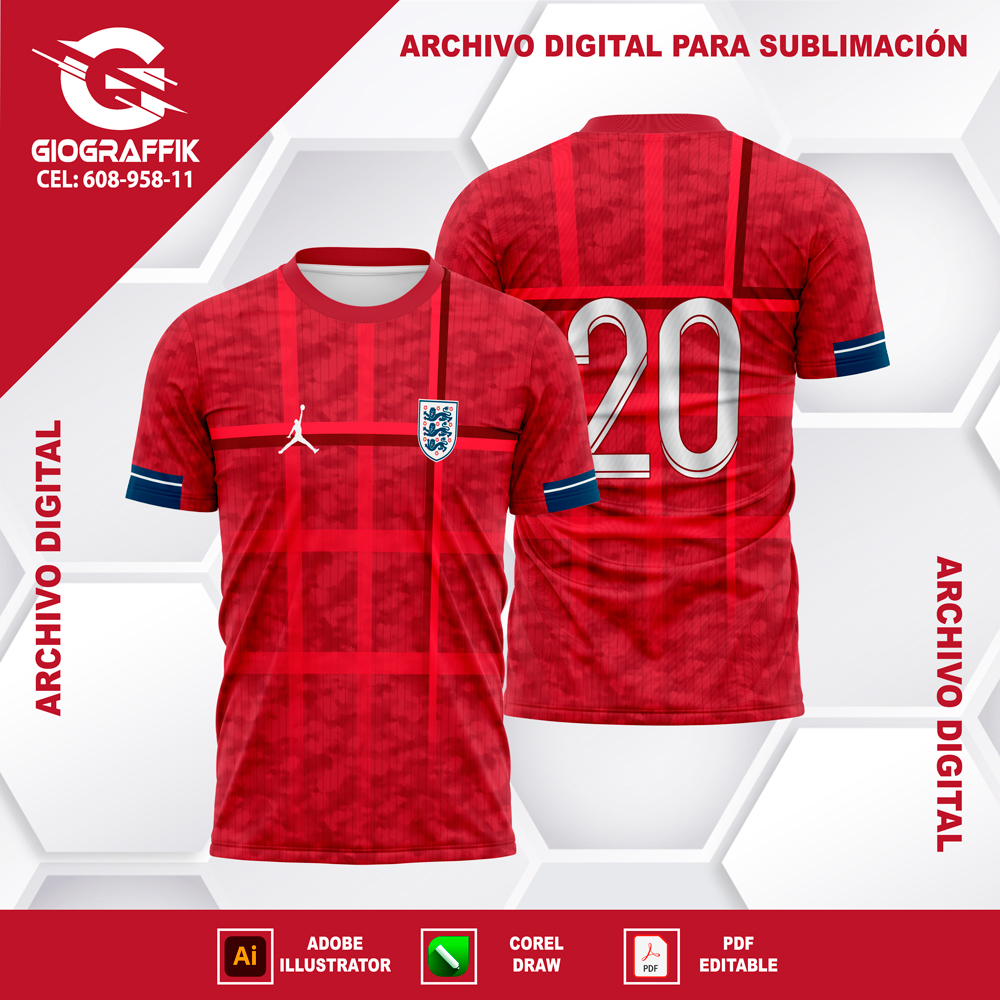 INGLATERRA RED GRUNGE LINEAS C INGLATERRA RED GRUNGE LINEAS C