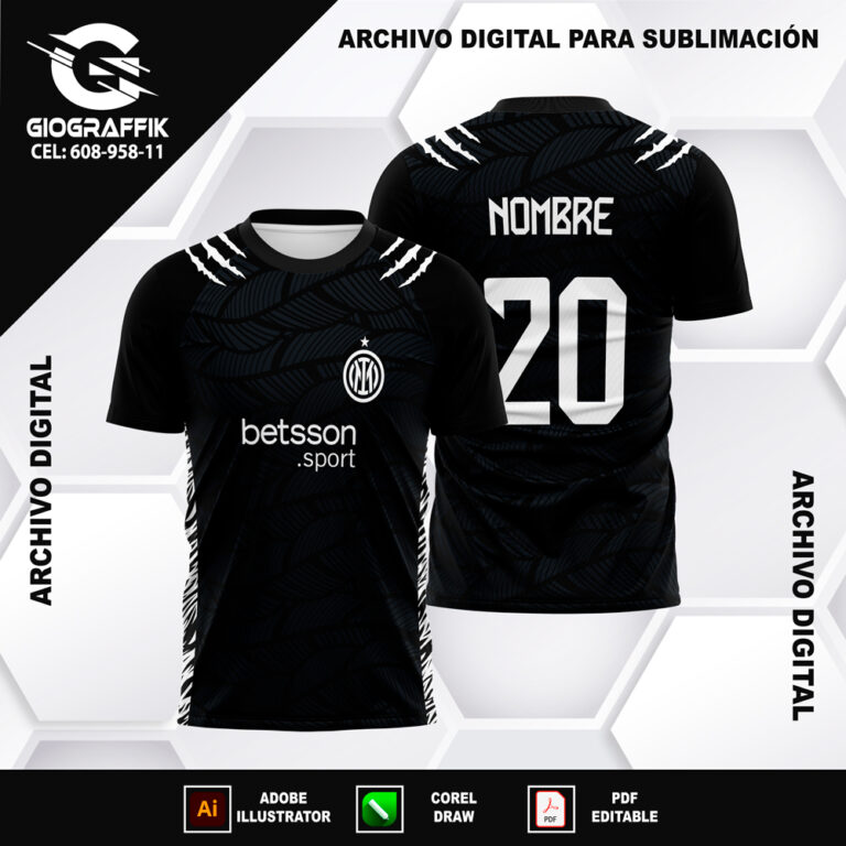 INTER DE MILAN AGT PATTERN BLACK