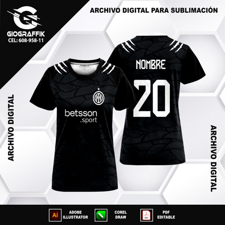 INTER DE MILAN AGT PATTERN BLACK