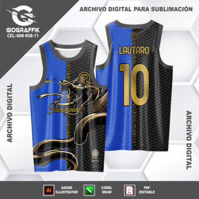 INTER DE MILAN BLUE COBRA PATTERN GRIS