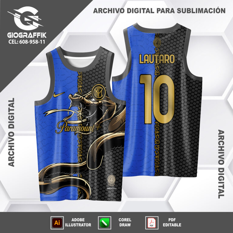 INTER DE MILAN BLUE COBRA PATTERN GRIS