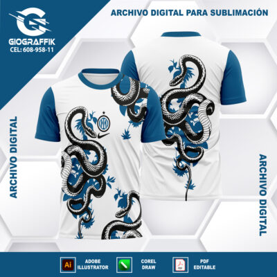 INTER DE MILAN COBRA BLACK BLUE CONCEPT