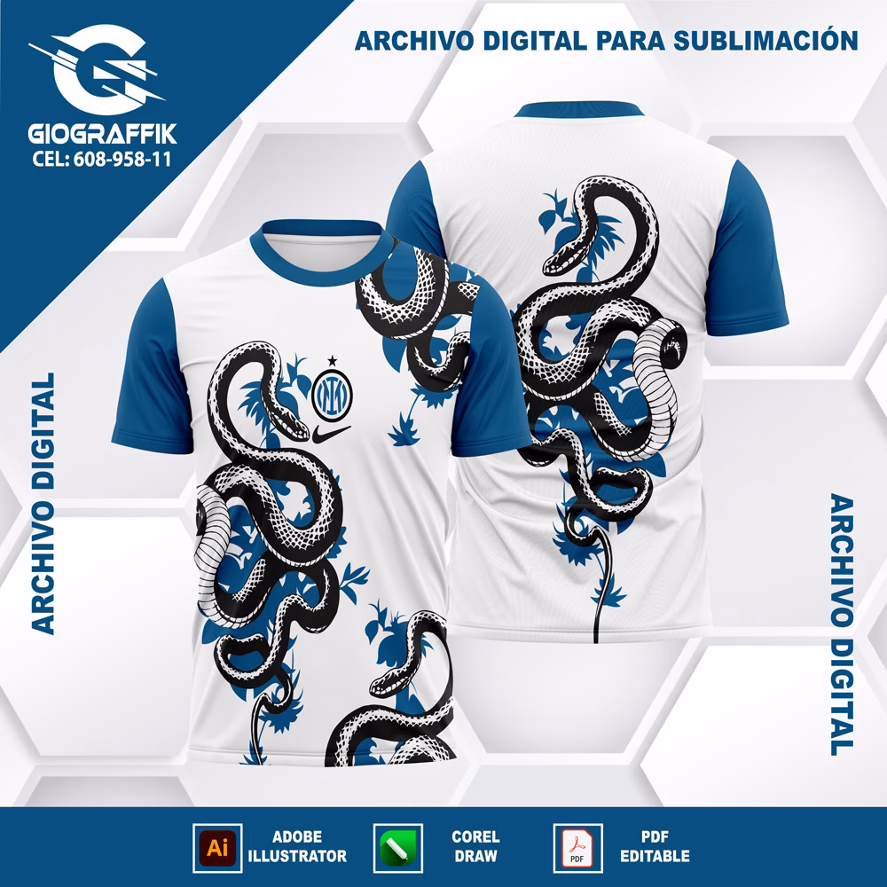 INTER DE MILAN COBRA BLACK BLUE CONCEPT