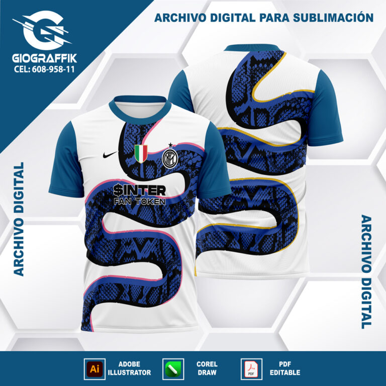 INTER DE MILAN COBRA BLACK BLUE TRAMA