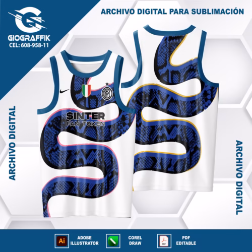 INTER DE MILAN COBRA BLACK BLUE TRAMA