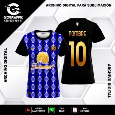 INTER DE MILAN PATTERN GEOMETRIC