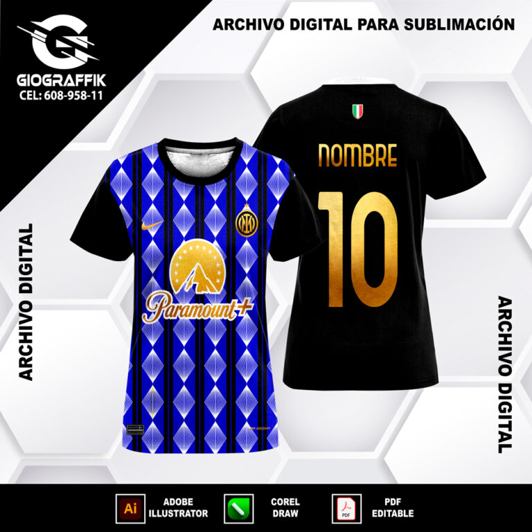 INTER DE MILAN PATTERN GEOMETRIC