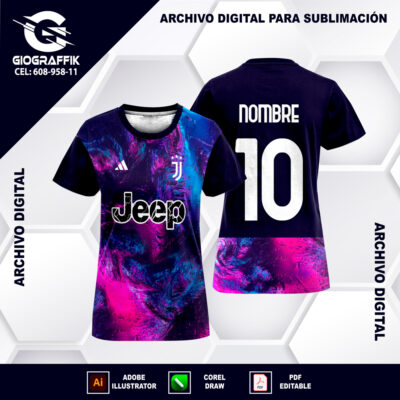 JUVENTUS BLUE GALAXIA MAGENTA