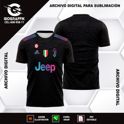 JUVENTUS DESIGN PATTER BLACK