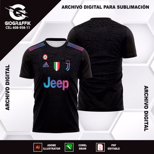 JUVENTUS DESIGN PATTER BLACK