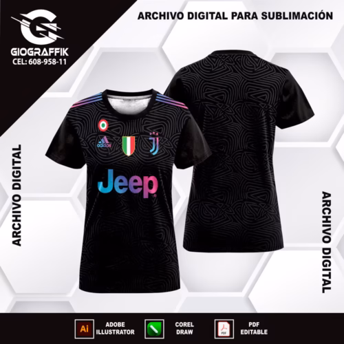 JUVENTUS DESIGN PATTER BLACK