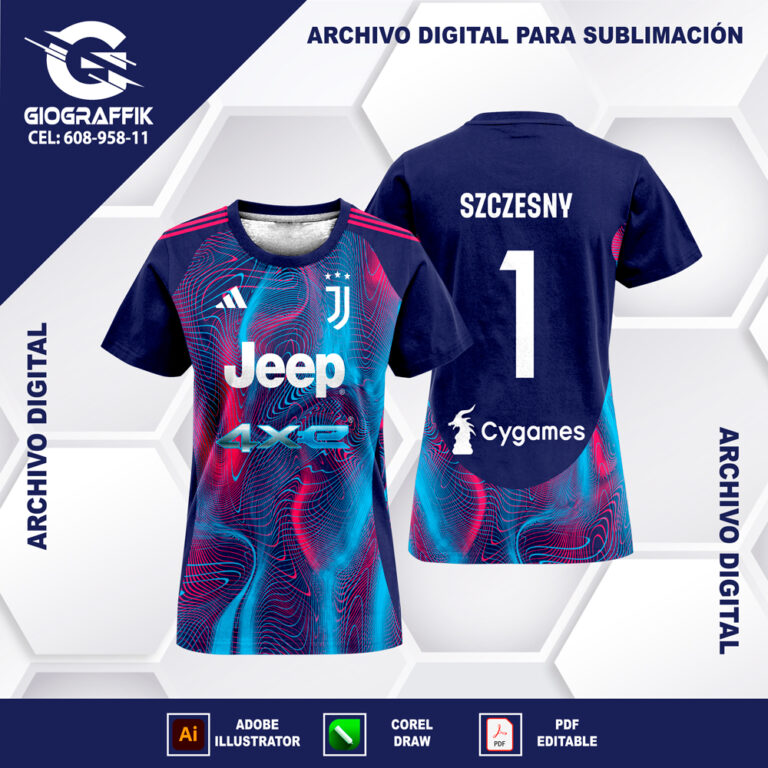 JUVENTUS FANTASY BLUE TRAMA MAGENTA