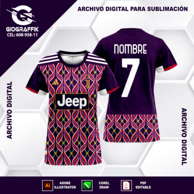 JUVENTUS GOLD FANTASY PATTERN BLUE MARINO