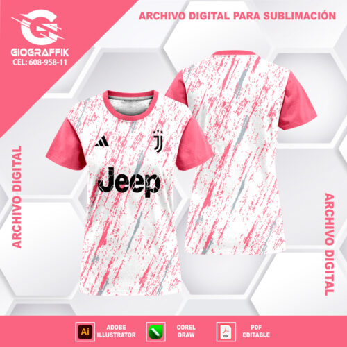 JUVENTUS GRUNGE ROSADO 2023-24