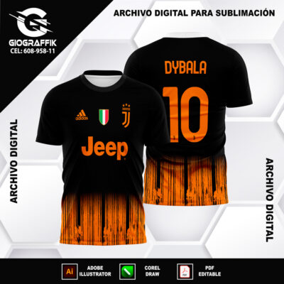 JUVENTUS ORANGE DEGRADE BLACK