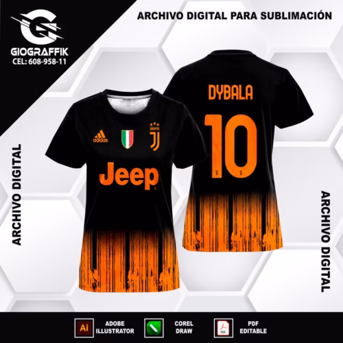 JUVENTUS ORANGE DEGRADE BLACK