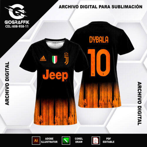 JUVENTUS ORANGE DEGRADE BLACK