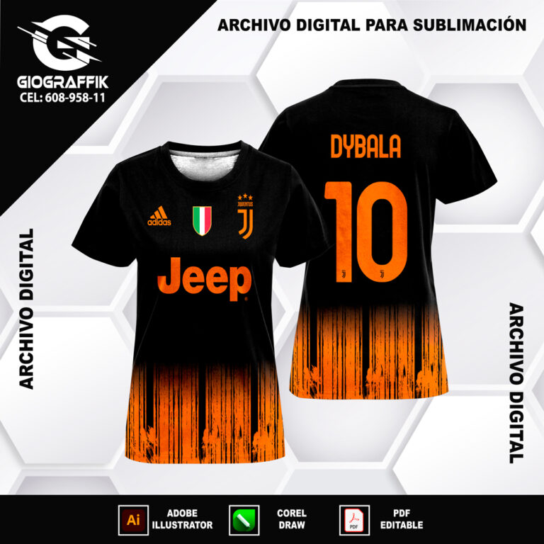 JUVENTUS ORANGE DEGRADE BLACK