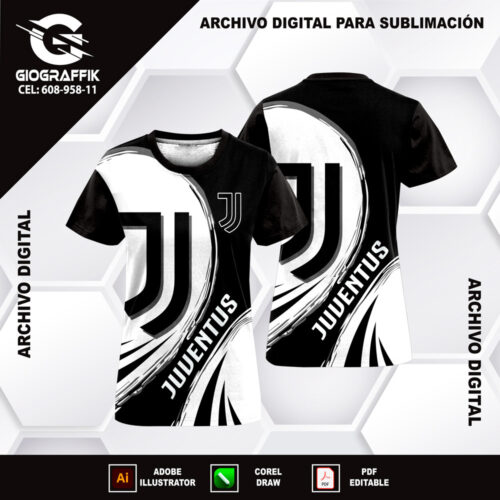 JUVENTUS PERSONALIZADO BLACK 2023