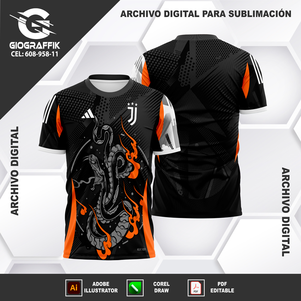 JUVENTUS SERPIENTE ORANGE 2024-25 C JUVENTUS SERPIENTE ORANGE 2024-25 C