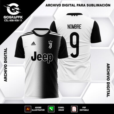 JUVENTUS WHITE GEOMETRIC BLACK