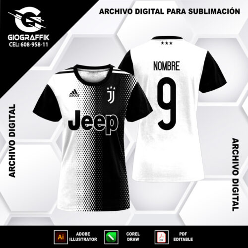 JUVENTUS WHITE GEOMETRIC BLACK