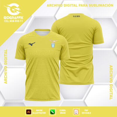 LAZIO VISITA PATTERN YELLOW 2024-25